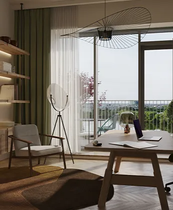 Apartament 2 camere + birou