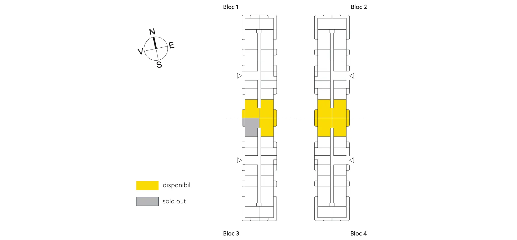 pozitionare apartament Duplex 1