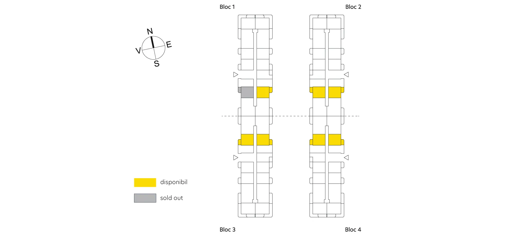 pozitionare apartament Duplex 2