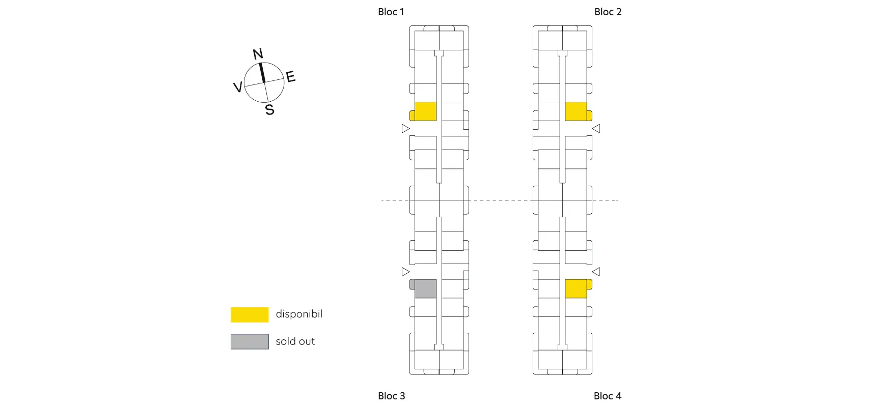 pozitionare apartament Duplex 3