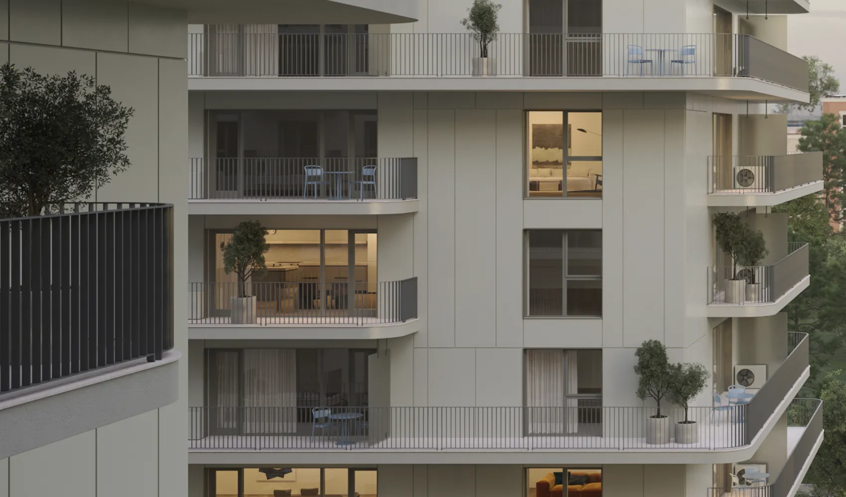 fatada ventilata hils sunrise