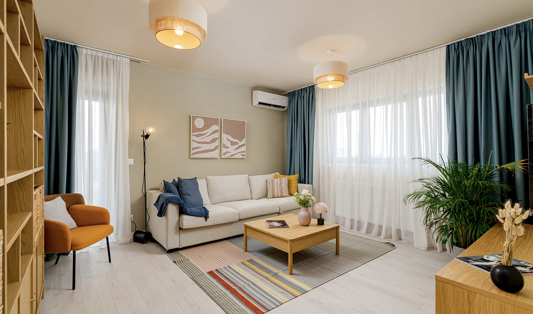 amenajare apartament cu 2 camere HILS Republica