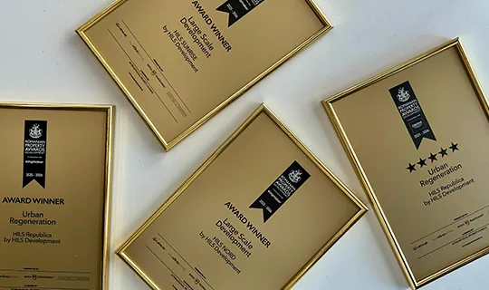 HILS câștigă 4 premii la Romanian Property Awards