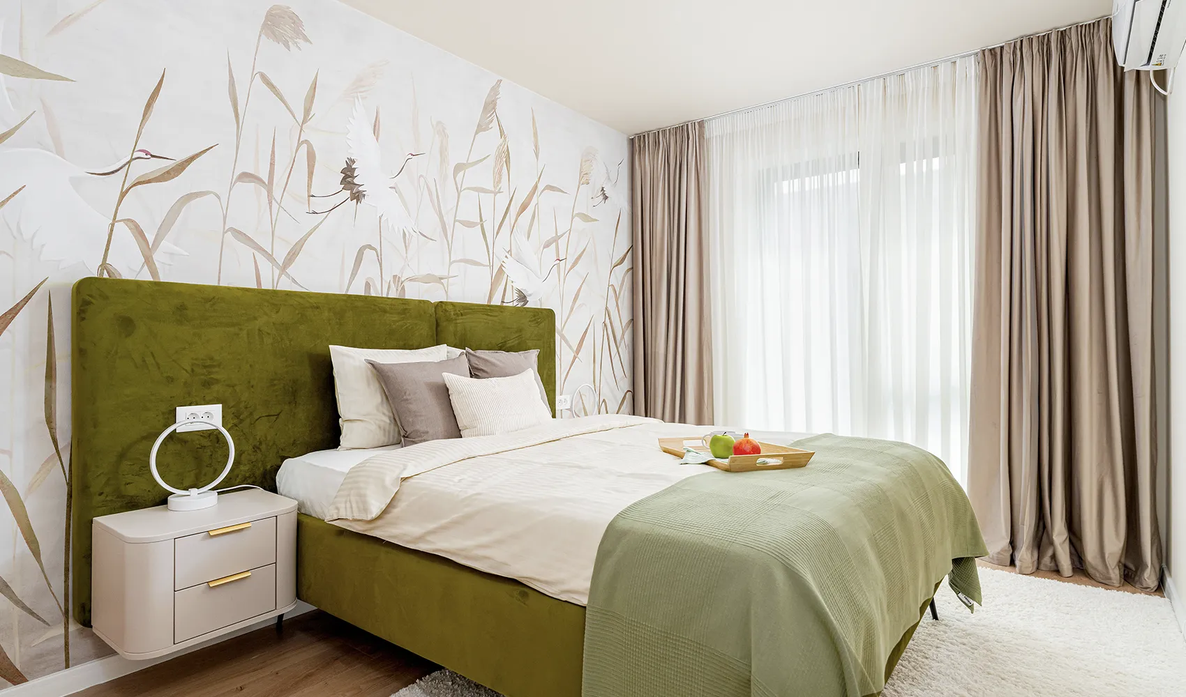 dormitor apartament cu 3 camere